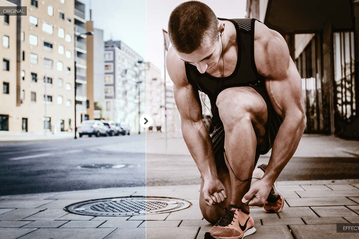 50 Sports Effect Photoshop Actions, an Action Add-On by Creativetacos (Photo 2 of 7)