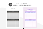 Budget Planner Canva Template, a Marketing Template by The Blog Creative (Thumbnail 5 of 6)