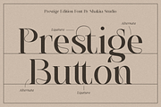 Prestige Edition - Elegant Typeface, a Serif Font by Shakira Studio (Thumbnail 3 of 10)
