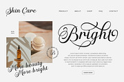 Emelina Calligraphy Scripts Font, a Script Font by Burhan Afif (Thumbnail 4 of 10)