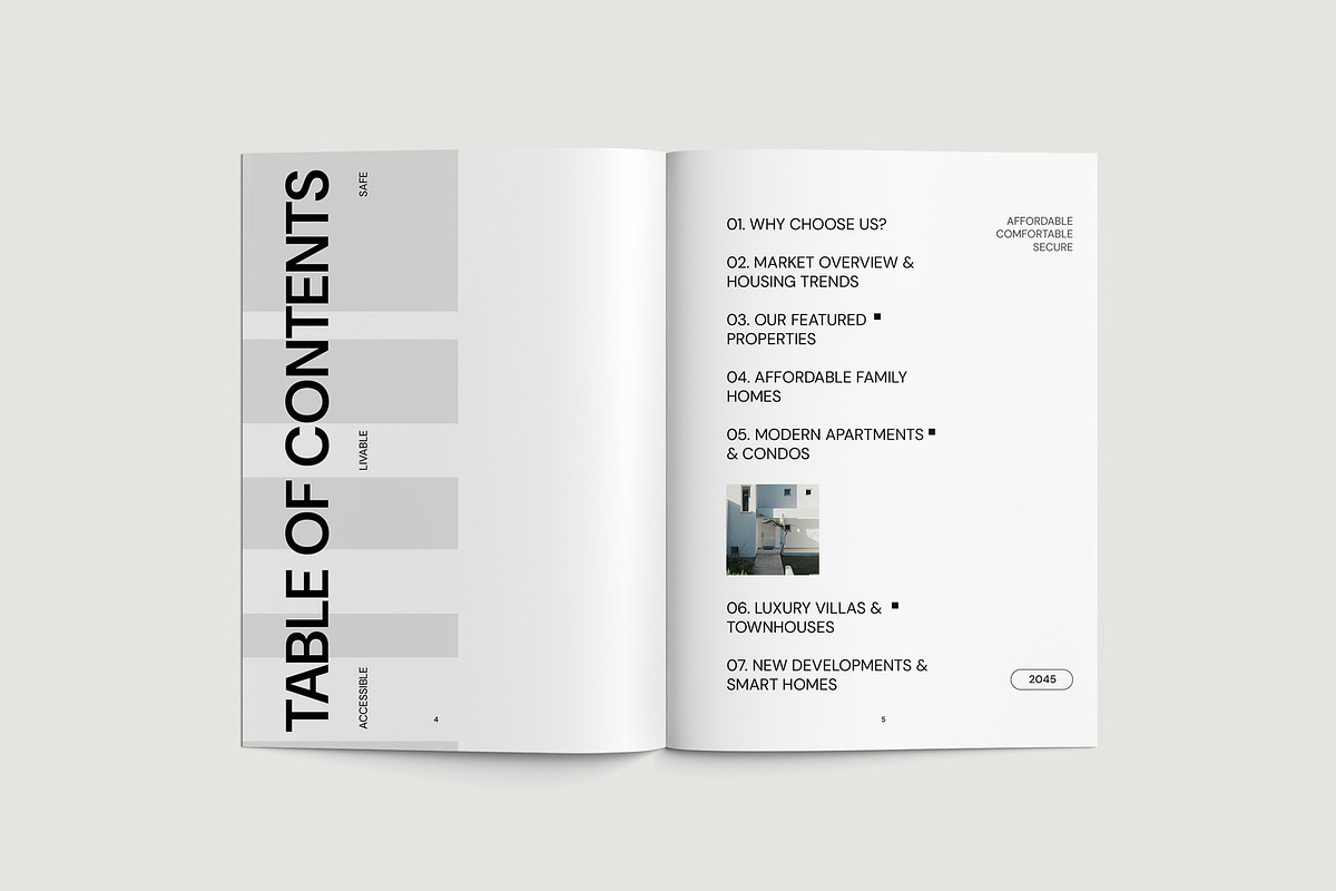 Minimalist Real Estate Brochure preview 3