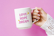 Pink Love - All Caps Heart Font, a Sans Serif Font by Kaya Fonts (Thumbnail 14 of 20)