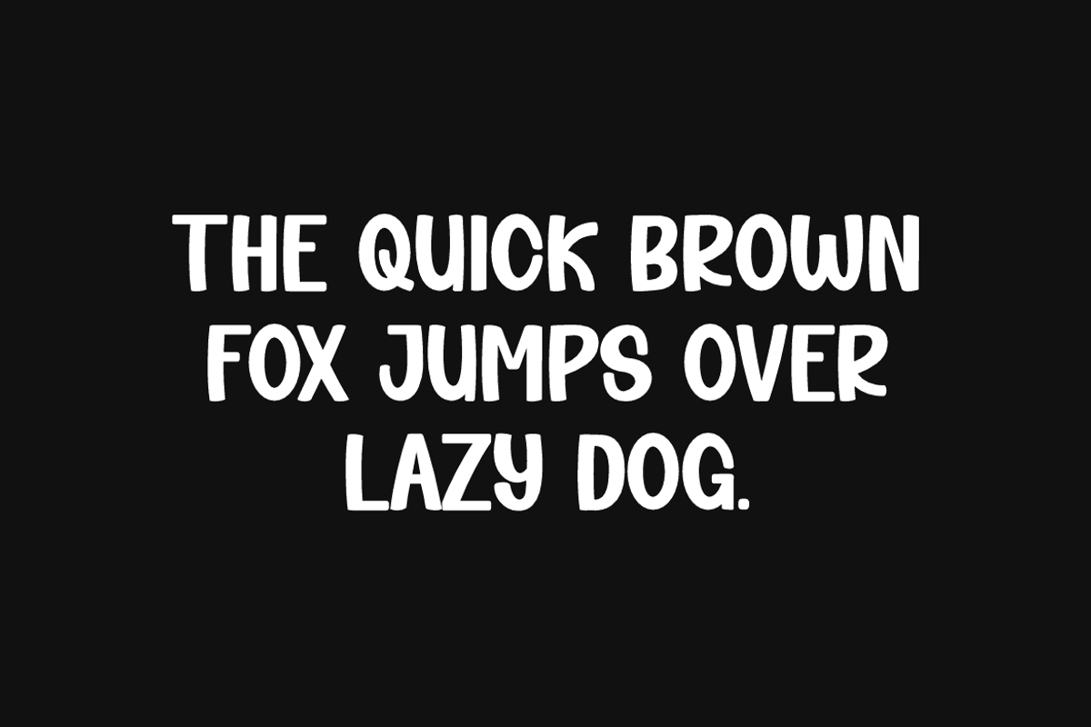 Hogenda - Block Font, a Sans Serif Font by Iqsiart Studio (Photo 6 of 7)