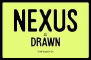 CS Nexus Drawn, a Sans Serif Font by Craft Supply Co. (Thumbnail 1 of 8)