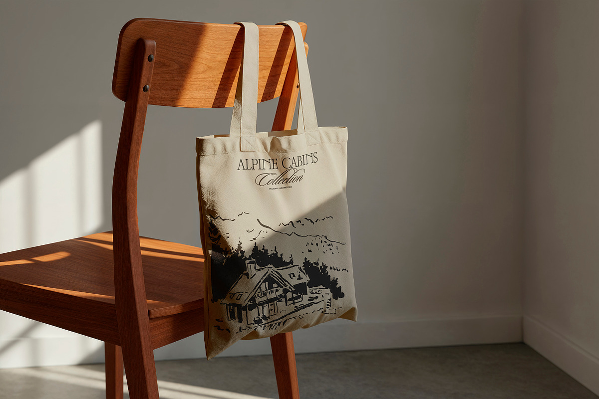 Huge Collection of Cabin Sketches, an Empty State Illustration by TheMountBirdStudio (Photo 13 of 15)