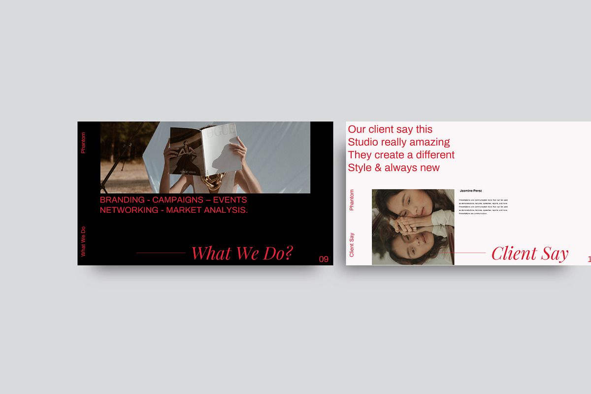 Phantom-Minimal Brand Google Slides, a Presentation Template by Dirtytemp Studio (Photo 2 of 11)