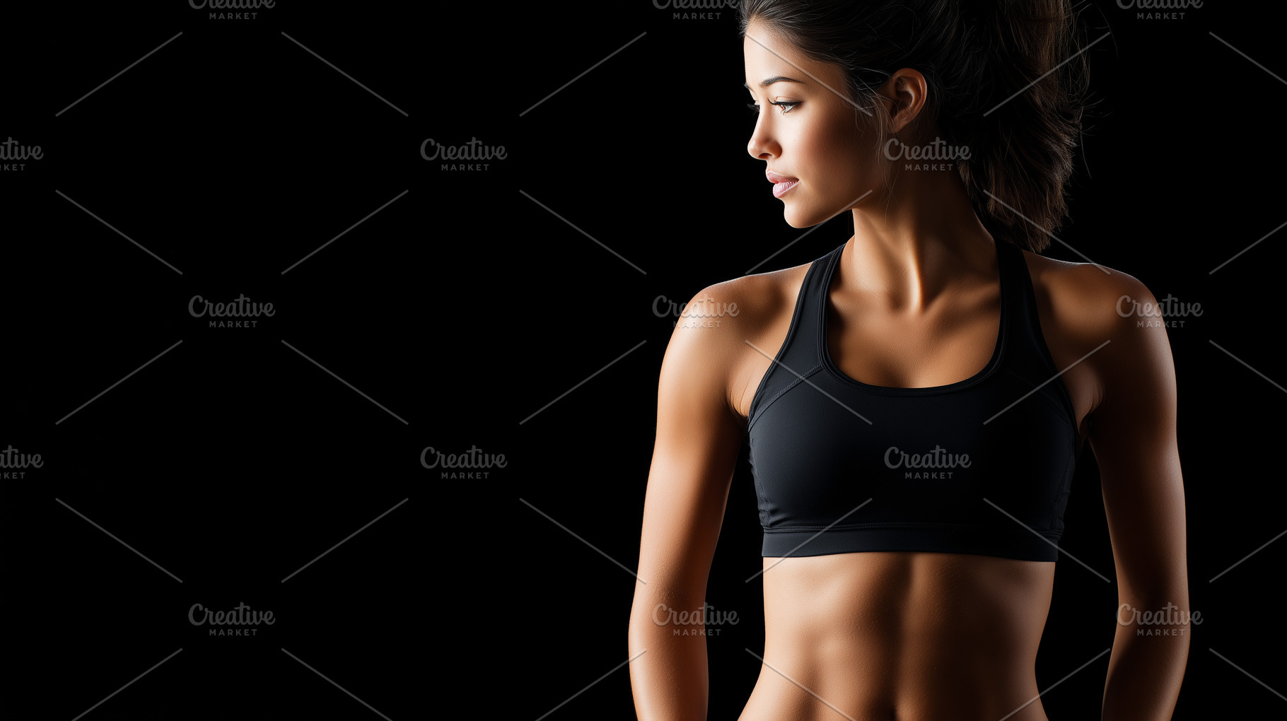 Fit athletic woman in sportswear, a Sports & Recreation Photo by MistyDay