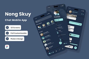 Nong Skuy - Chat Mobile App, an App Template by trabaskriya