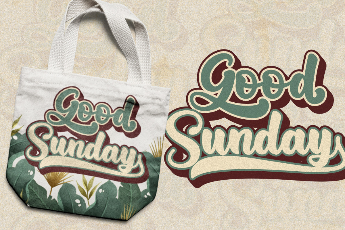 Gadimon Layered Font preview 3