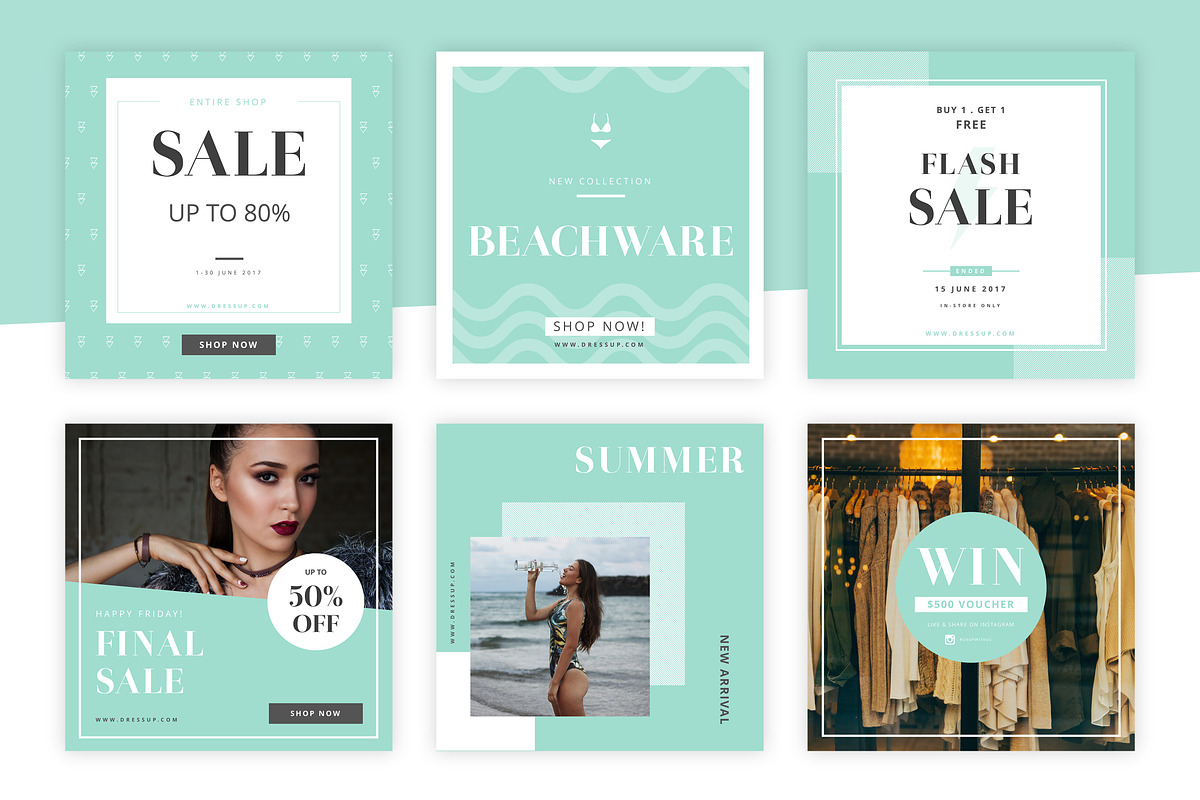 30 Social Media Templates, a Social Media Template by Wipavee (Photo 8 of 11)