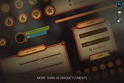 Orange Mobile UI, a Graphic by EvilSystem (Thumbnail 1 of 4)
