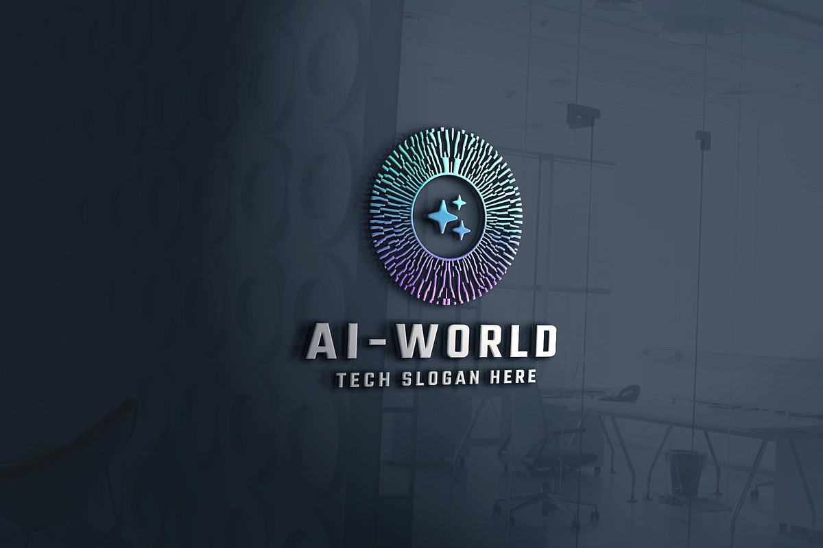 Artificial Intelligence Tech Logo, a Branding & Logo Template by Design_Planet (Photo 1 of 4)