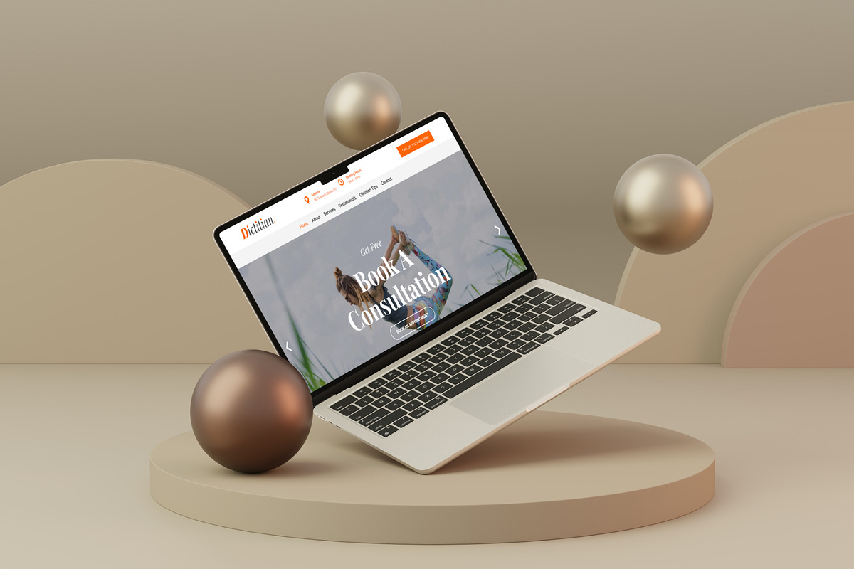 Diet & Nutrition WordPress Theme - Dietitian Pro preview 5