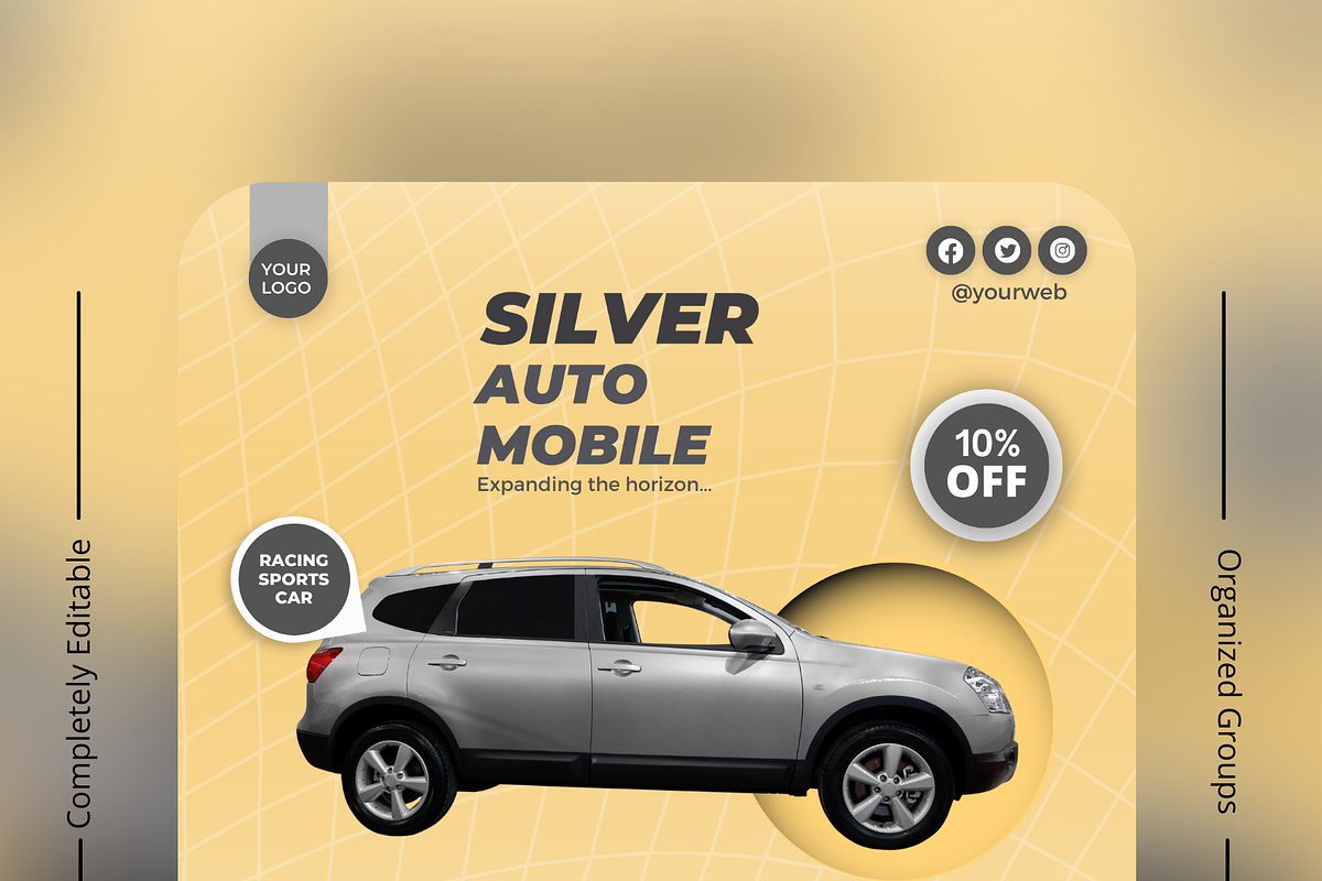 Automotive & Tech Design Templates I, a Social Media Template by Exceptionalways (Photo 21 of 36)