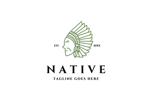 Native American Indians Logo