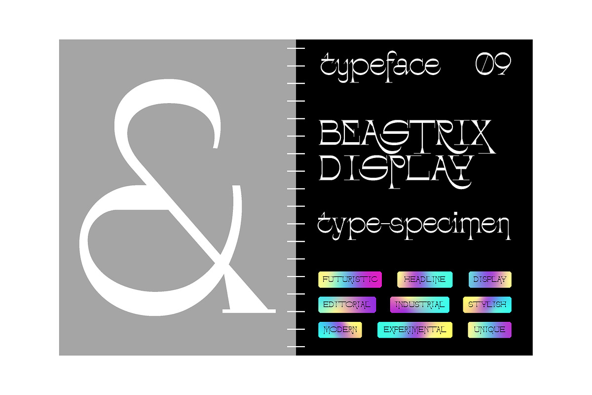 AO Beastrix - Display Typeface, a Font by OwunStudio (Photo 4 of 22)