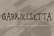 Gabrielletta Wobbly Serif Font, a Serif Font by The October Creative (Thumbnail 1 of 8)