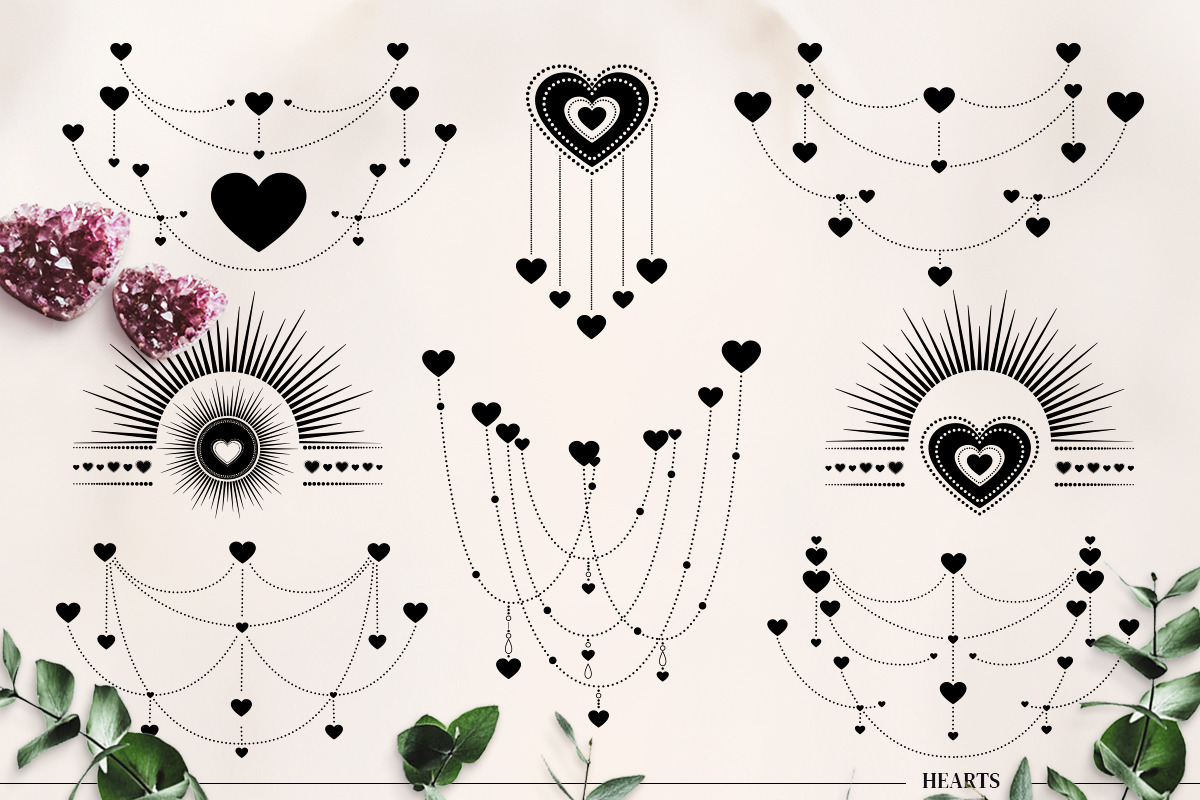 Abstract Women. Flowers. Hearts., a Texture Illustration by Diana Kovach (Photo 4 of 11)