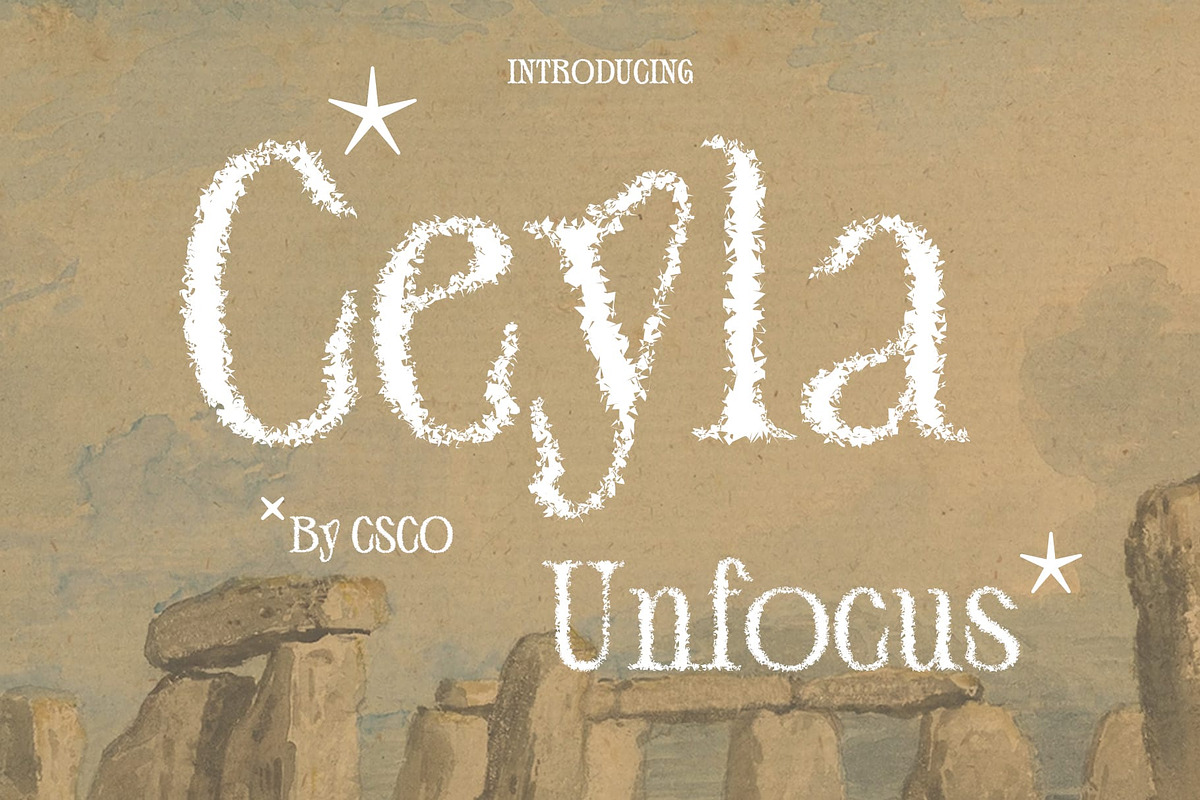 Ceyla Unfocus, a Serif Font by Craft Supply Co. (Photo 1 of 8)