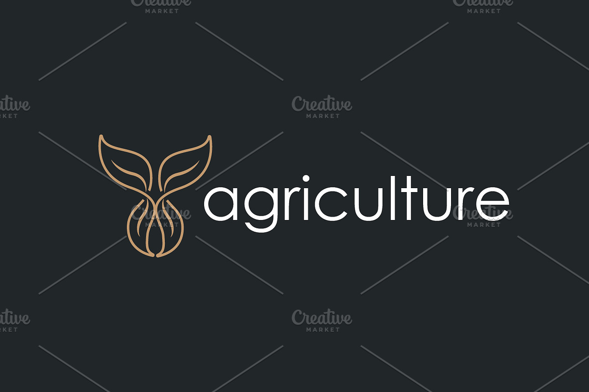 Agriculture Logo with Fresh Green, a Branding & Logo Template by Maylianaw28 (Photo 3 of 3)