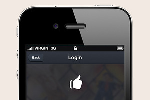 iPhone App Template (PSD)