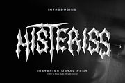 Histeriss Heavy Metal Font, a Blackletter Font by Ronny Studio (Thumbnail 1 of 7)