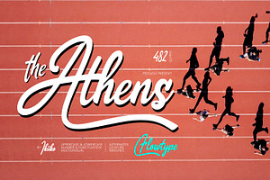 The Athens - Flowtype, a Script Font by ikiiko