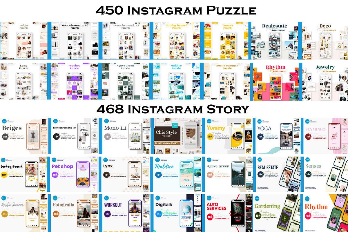 Social Media Canva Template Bundle preview 4