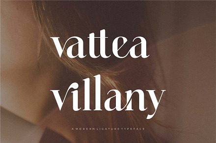 Vattea Villany Modern Serif Typeface