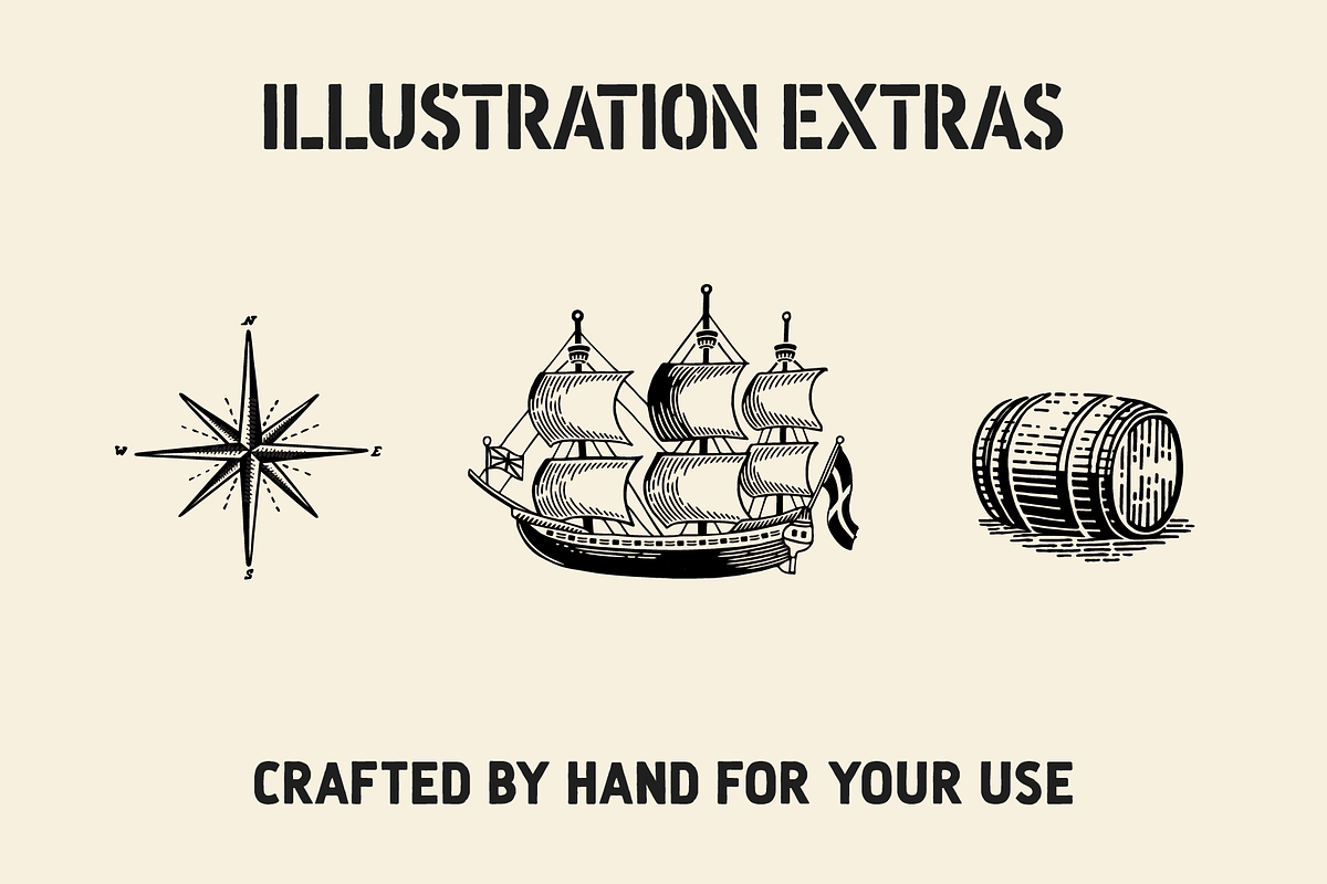 Docklands Font Family, a Sans Serif Font by Hemphill Co (Photo 6 of 12)