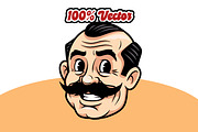 Retro People Avatar Bundle, a Person Illustration by Tekuni (Thumbnail 10 of 12)