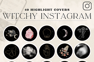 Witchy Instagram Highlight Icons