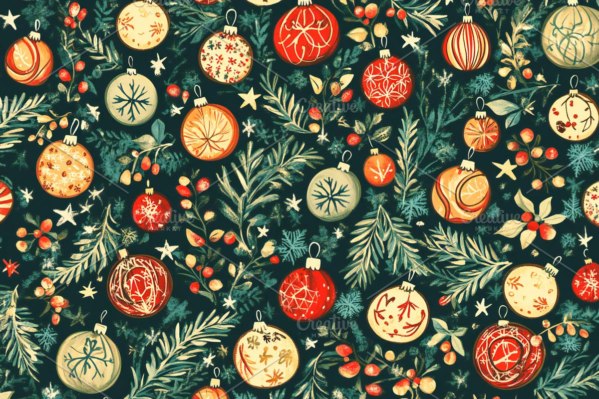 Christmas and New Year's card, an Illustration by VetalStock