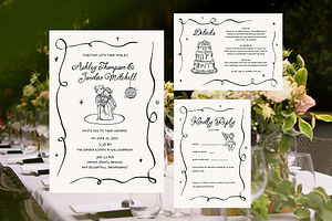 Whimsical Wedding Clipart Collection