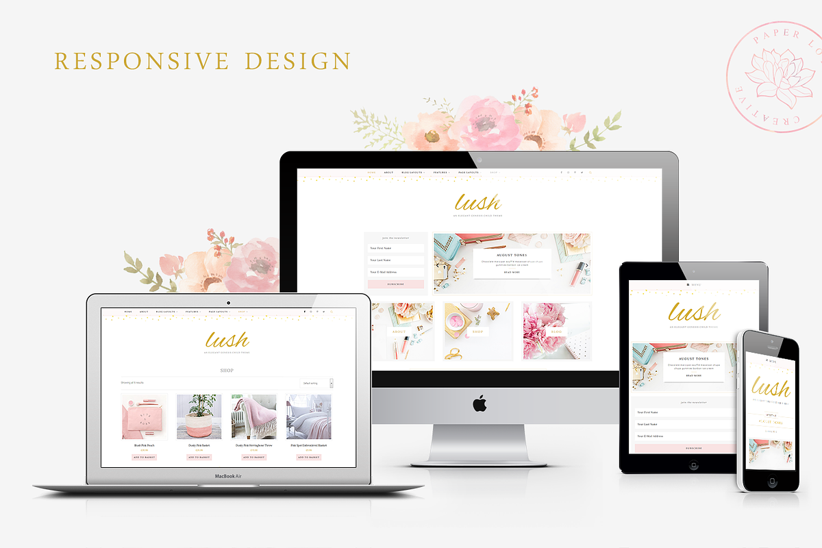 Lush 2.0 Genesis Wordpress Theme, a WordPress Template by Studio Sirona (Photo 3 of 3)