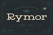 Rymor Display Font, a Serif Font by Webhance Studio (Thumbnail 1 of 8)