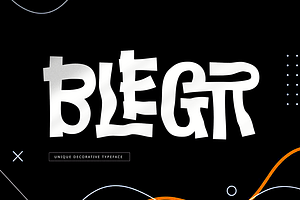 Blegr Typeface