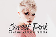 50 Sweet Pink Lightroom Presets LUTs, a Preset Add-On by SparkleStock (Thumbnail 1 of 10)