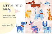 Little Pets Illustration Pack, an Animal Illustration by Schumacher Shop (Thumbnail 1 of 7)