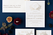 Wedding Logo Crest Illustration, an Illustration by Blushed Design by Katrina (Thumbnail 2 of 8)