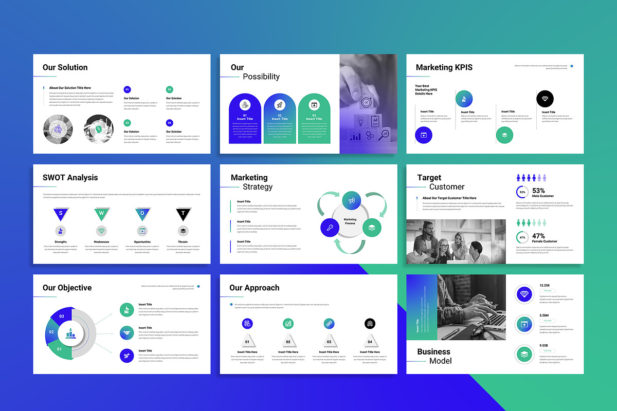 Pitch Deck Presentation Template, a Presentation Template by Spark_Creative (Photo 5 of 6)