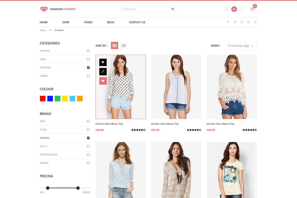 Fashion- eCommerce PSD Template, a Websites & App Template by WebbyTemplates (Photo 4 of 11)