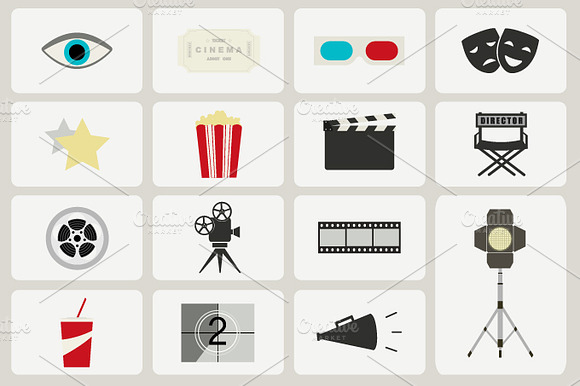 Cinema Icon Set