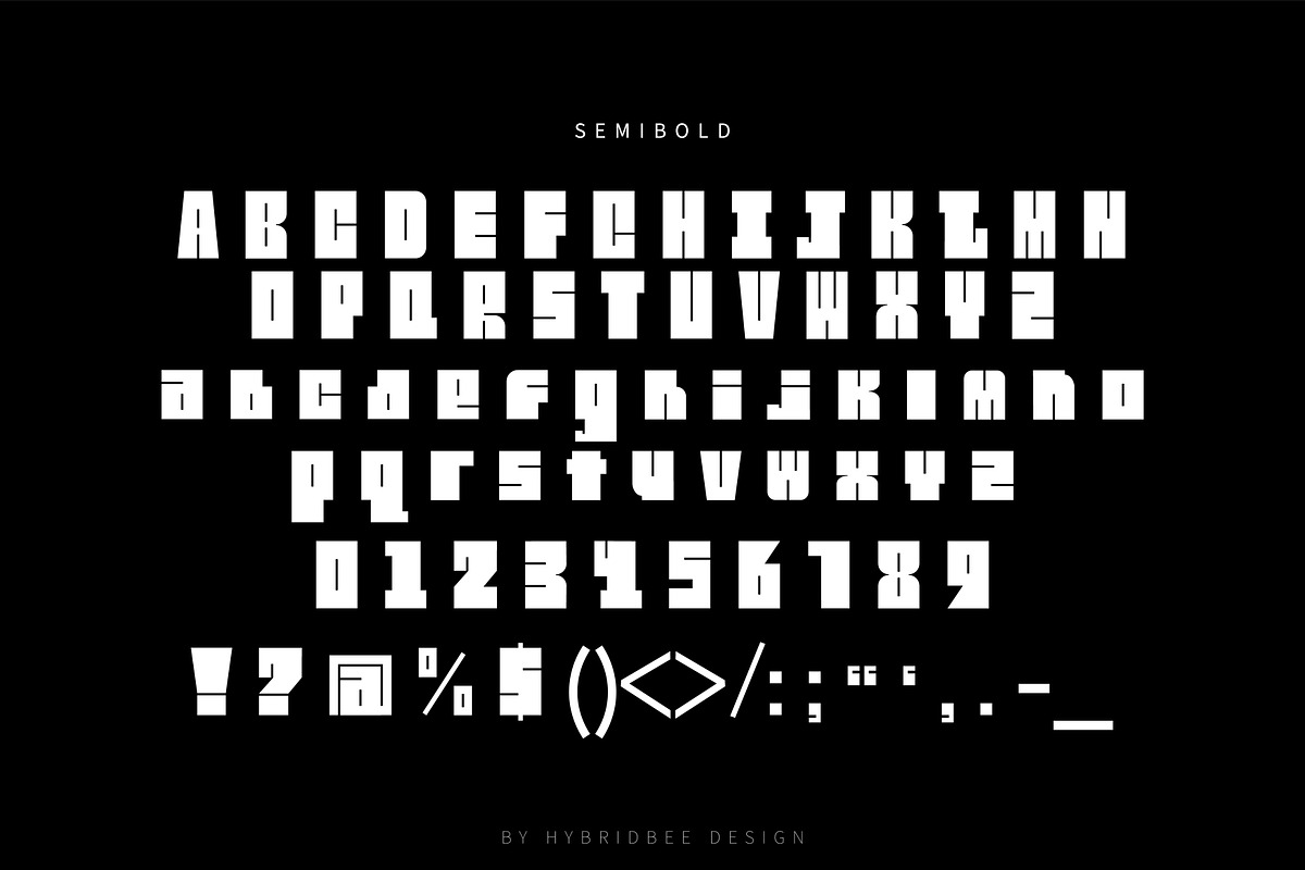 BLOCKTYPE – Bold Display Font, a Slab Serif Font by Hybridbee Design (Photo 5 of 10)
