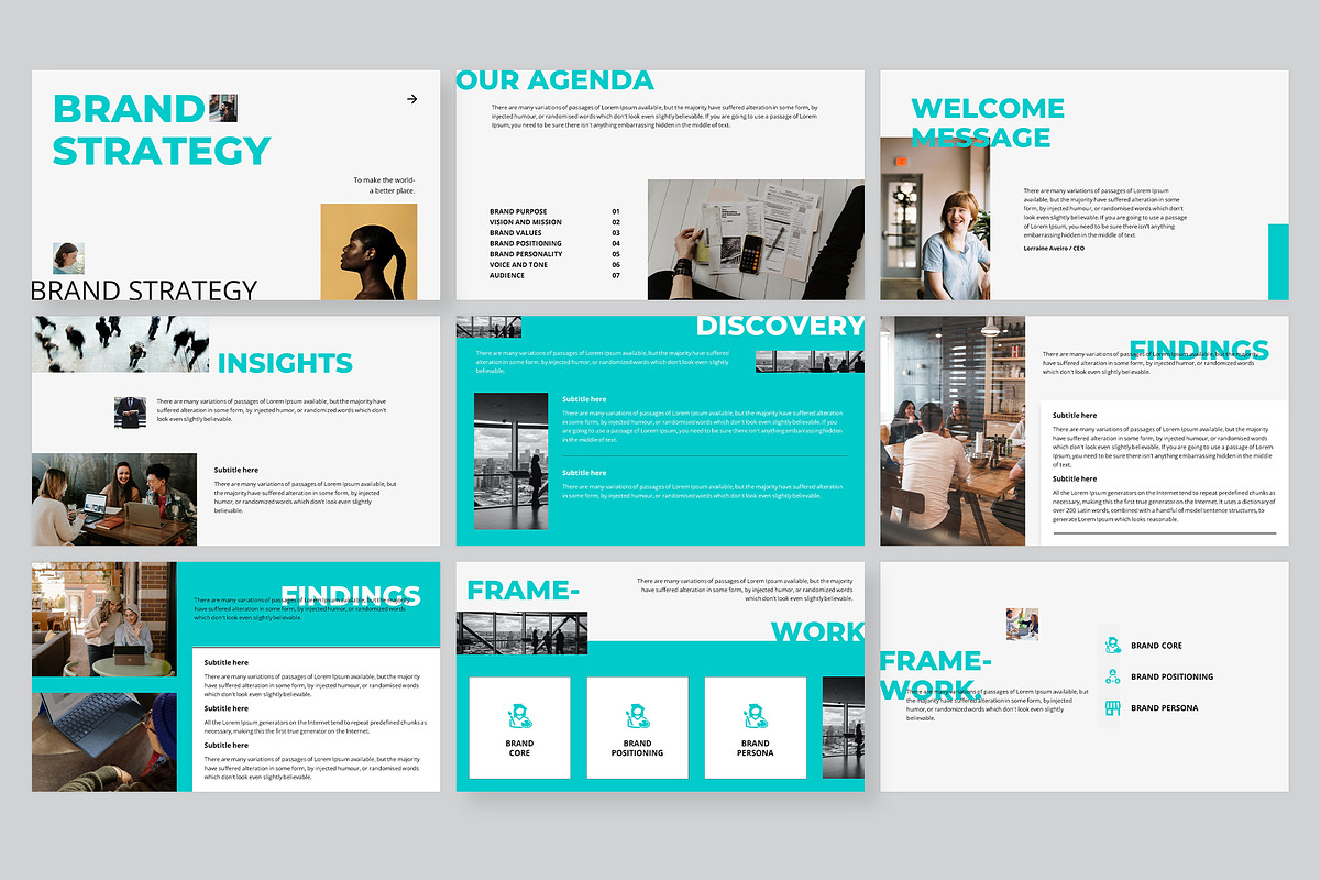 Brand Strategy PowerPoint Template, a Presentation Template by Gaize (Photo 5 of 14)