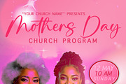 Mother's Day Church Flyer Template, a Flyer Template by Delux Designs (DE), LLC (Thumbnail 3 of 4)
