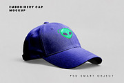 Embroidery Cap Mockup, a Hat Mockup by studiogstock (Thumbnail 1 of 2)