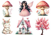 Fairy garden clipart, an Illustration by Designworld (Thumbnail 4 of 6)