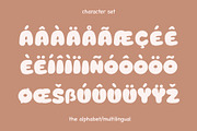 Simply Thick - Bubble Playful Font, a Sans Serif Font by ariodsgn (Thumbnail 5 of 9)