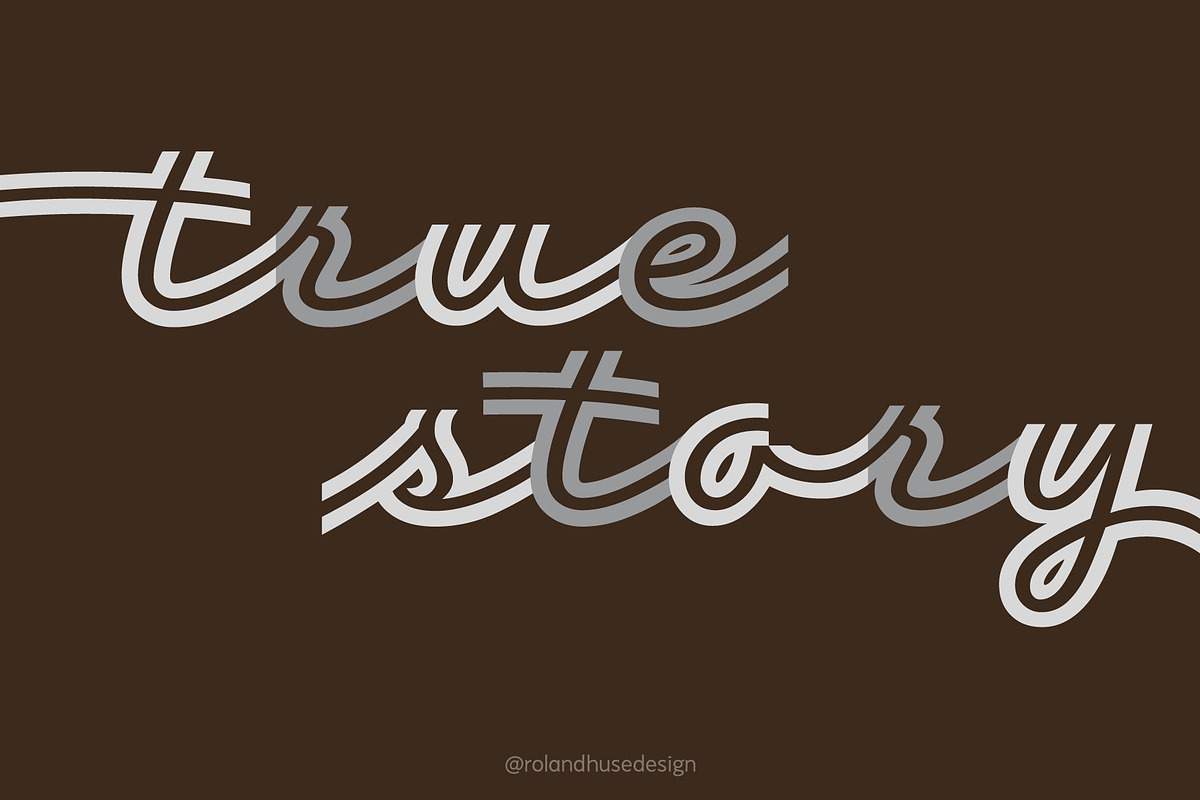 Retro Bistretto, a Script Font by Roland Huse Design (Photo 3 of 6)
